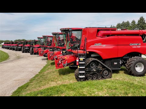 9 Case IH Steigers & 7 Case IH 8250 Combines go to auction by Kerr Auction Company & Central IL Ag