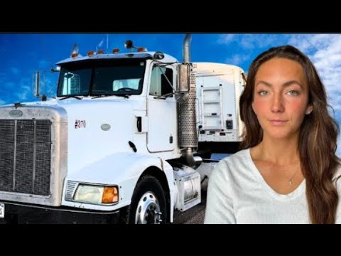 Driving CHEAP Peterbilt From Auction For Harvest | Laura Farm Latedt video / united state