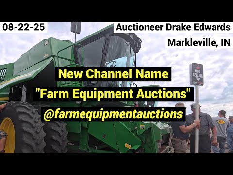 Auction Results Tractors JD | Ford | AC | MF – John Deere Combines – Farm Equipment – 08-22-25