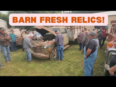 Un-Packing a Pack Rat Farm Auction! Ford & Chevy Trucks, SS 396, Impala, Monte Carlo & IH Tractors!