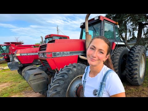 John Deere Girl Goes To A Red Farm Auction