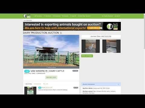 DAIRY PRODUCTION AUCTION