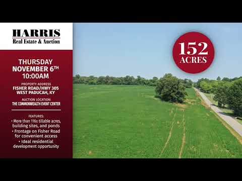 Auction Alert: 152 Acres (McCracken County, KY)