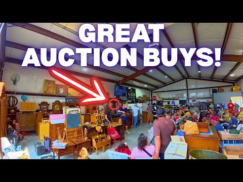 There's a New AUCTION HOUSE Right Down the Street – I Got some GREAT Deals!